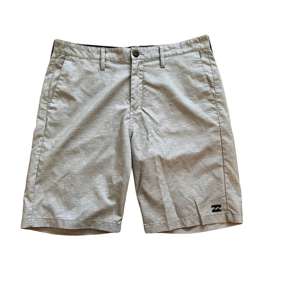 Billabong Men's 34 Gray Lightweight Chino Shorts